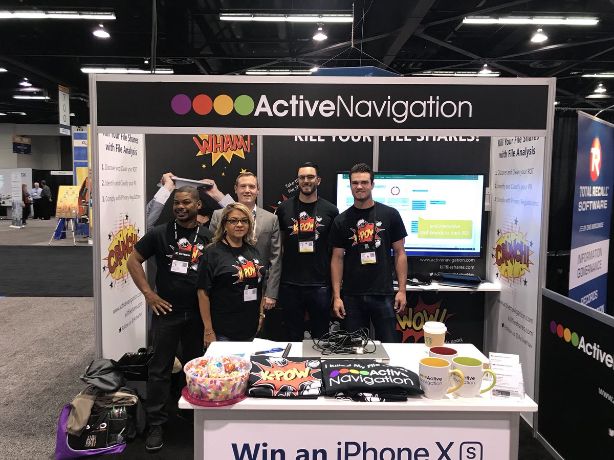 ActiveNav's tweet photo. ARMA Day 2- Time to #KillYourFileShares!!! #ARMALive2018 @ARMA_INT https://t.co/Wbf8GxvXBB