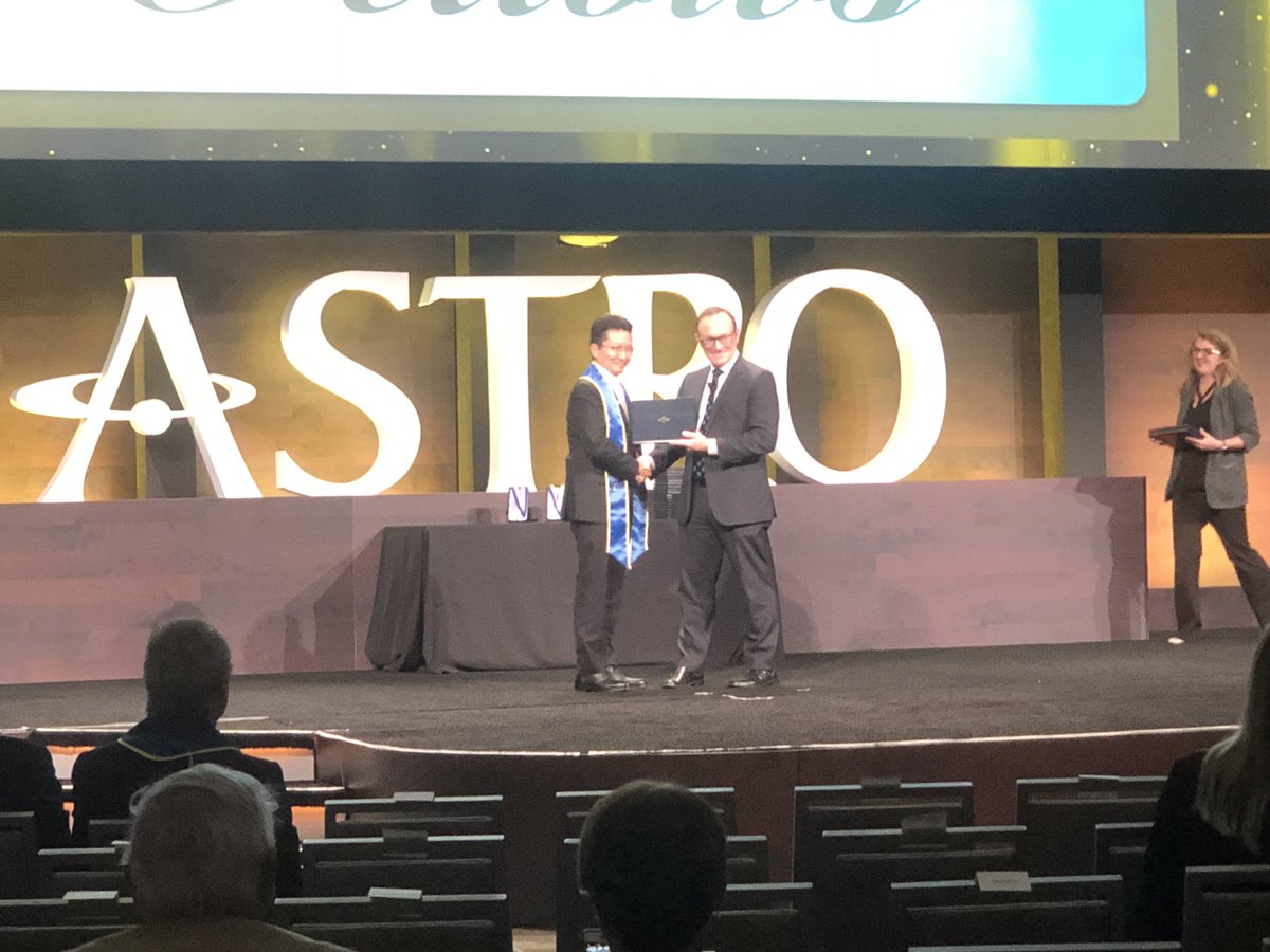 Congratulations to our MD Anderson thoracic radiation oncologists. Two ASTRO fellows in one year! Congratulations Joe Chang and Zhongxing Liao, well deserved!