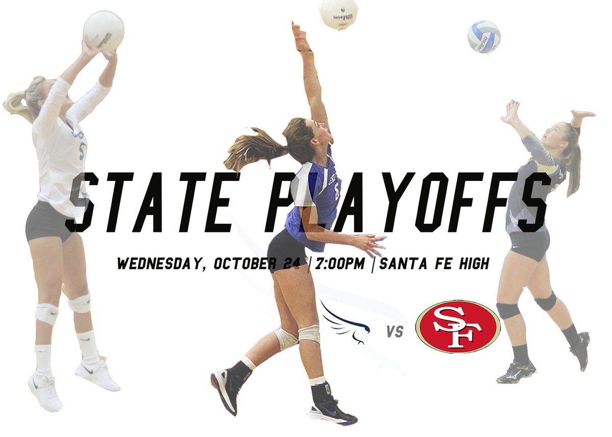 <a href="/PMHSVolleyball/">Falcons Volleyball™</a> Takes on Santa Fe HS tomorrow night in the first round of the State Playoffs. GO FALCONS!!! <a href="/Menendez_Sports/">Falcon Athletics</a>