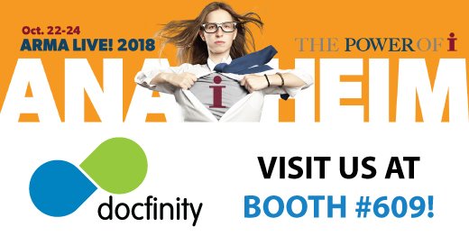 DocFinity's tweet image. Root Your Processes in a Better Enterprise Content Management Solution. Visit the ECM experts at DocFinity at Booth #609 at #ARMA Live! 2018 #DocFinity #ARMAlive #powerofi #ecm #process #workflow