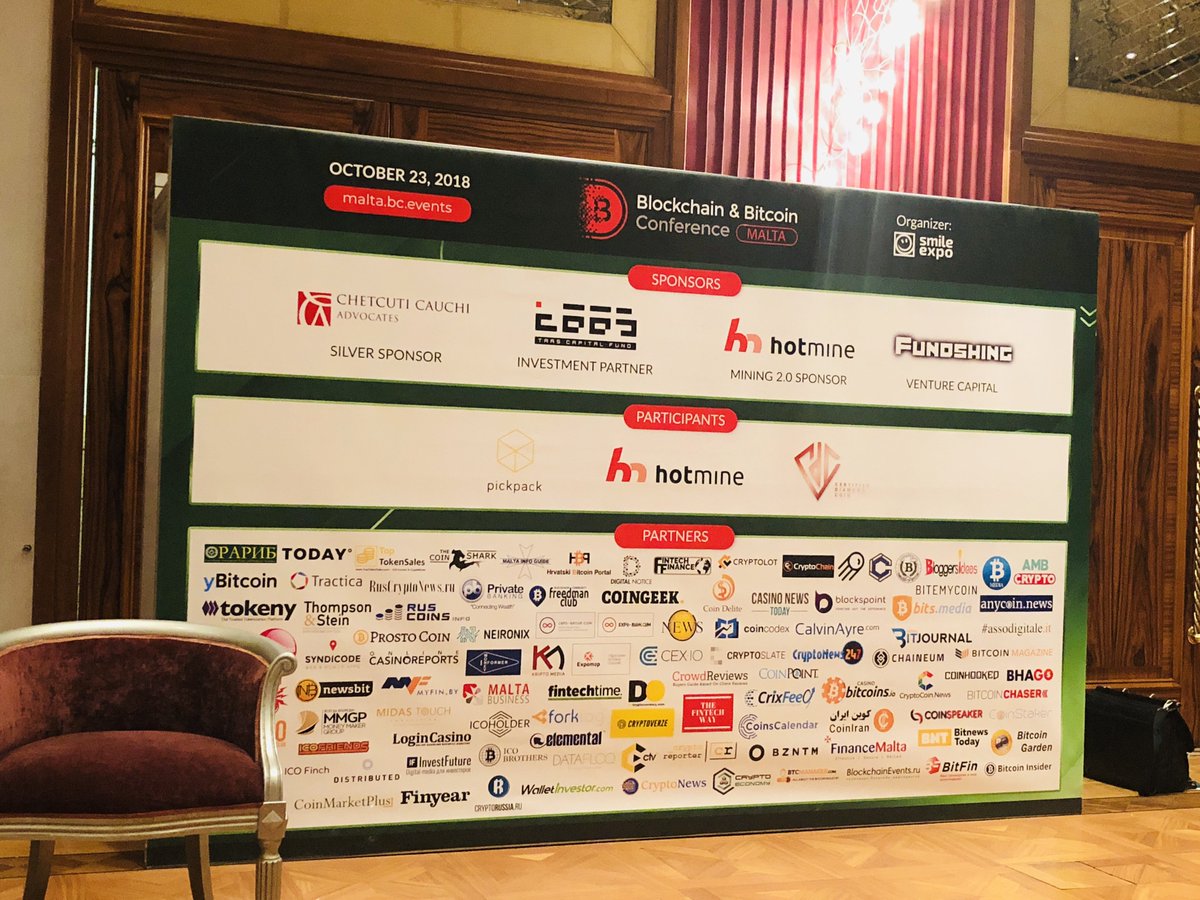 securitonomy's tweet image. ✅BLOCKCHAIN &amp;amp; BITCOIN Conference Malta! Good networking, good opportunities, let's start tokenizing👏

@Blockchain_Conf #blockchaintechnology #blockchainisland