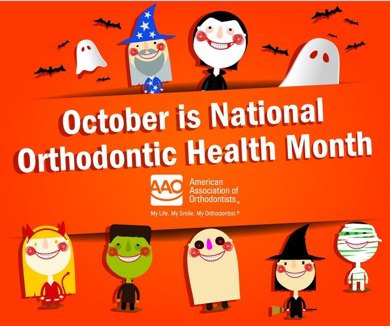 October is National Orthodontic Health Month. #Best4Dentistry #NationalOrthodonticHealthMonth #AAO #October #dentalcare #dental #dentistry #dentalhealth #healthmonth #orthodontics #orthodontist #dentalhygienist #dentallife (Photo by: American Association of Orthodontics)