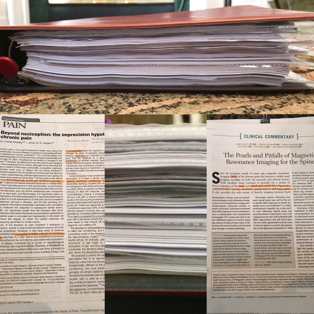 When your CI really loves staying on top of evidence based practice... #801rotation #DukePT 😅
