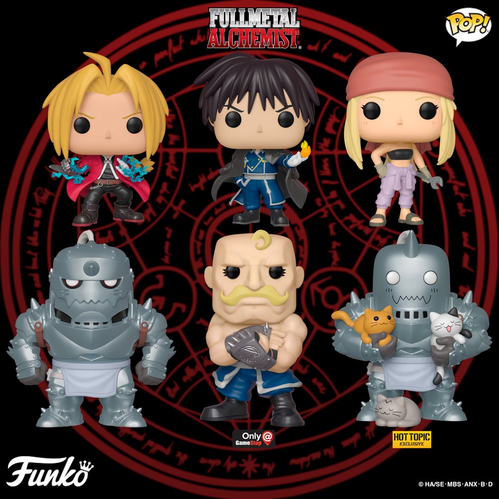 ComicBook.com on X: Fullmetal Alchemist: Brotherhood #Funko Pops