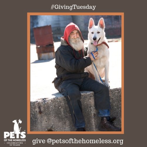 PetsofHomeless's tweet image. He who feeds a hungry animal feeds his own soul. Charlie Chaplin #GivingTuesday #petsofthehomeless #nodogshouldgohungry #helpthehomeless
petsofthehomeless.org/help-us/make-a…
