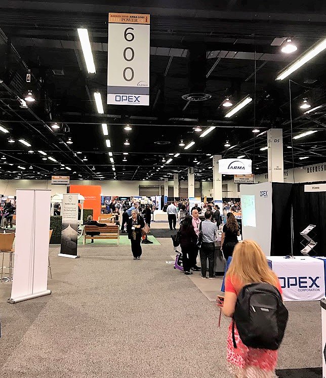 OPEXcorporation's tweet image. Day 2 -  #ARMALive2018 
Looking for us?
We&apos;re looking for you too! 
Check us out at Booth #619 with live demos of our #MailMatrix and #Falcon
#mailroom #automation #scanning