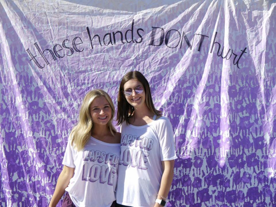 AXOCalPoly's tweet image. THANK YOU to everyone who came out and supported the fight against domestic violence! Together we walked 1,787 laps and raised over $10,000 for Stand Strong! #LapsforLove