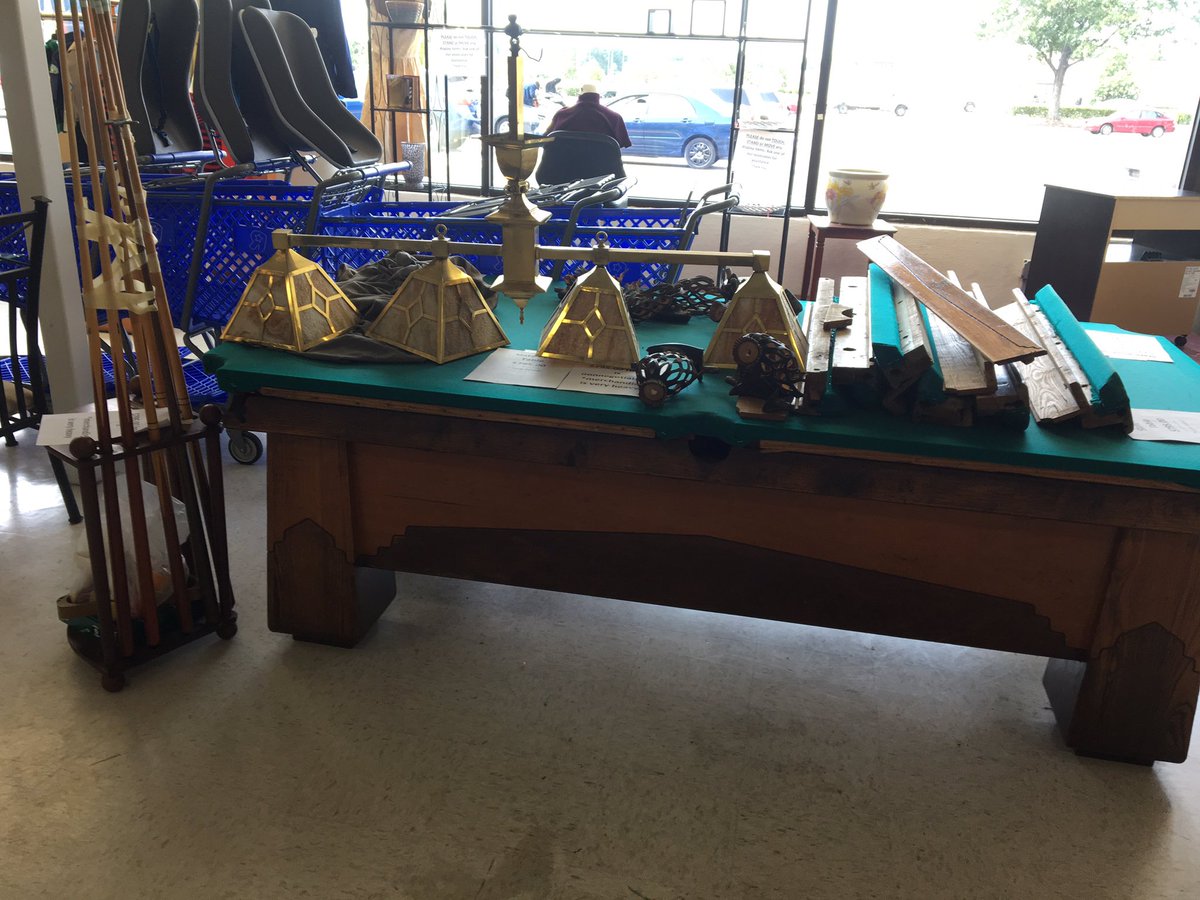 RRMissionStore's tweet image. This Friday, 25% off all furniture including this great custom made pool table. #bestdealsinthetriangle