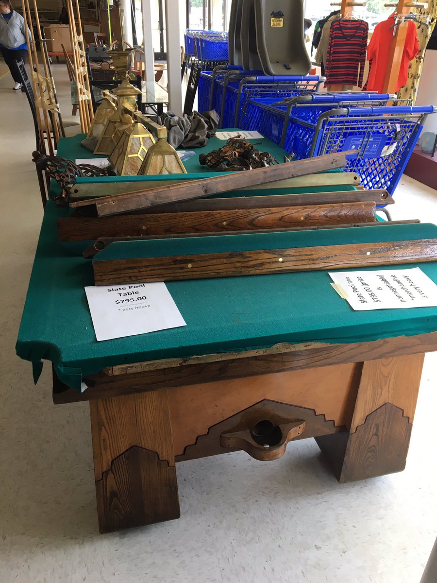 RRMissionStore's tweet image. This Friday, 25% off all furniture including this great custom made pool table. #bestdealsinthetriangle