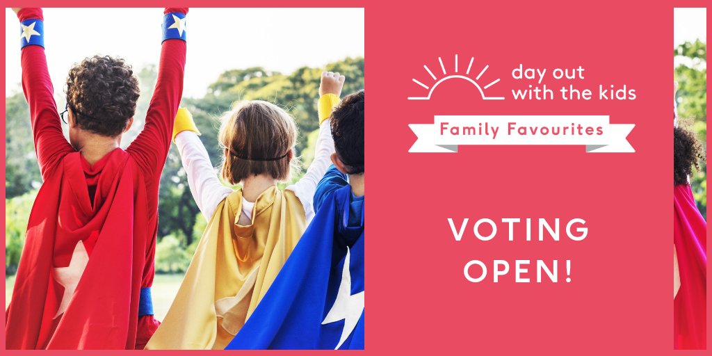 Over 2⃣0⃣0⃣0⃣ votes - and counting!

There's still plenty of time to help your favourites WIN one of our very first Family Favourites Awards. Click the link, choose your region and have YOUR say on the best family days out near you! awards.dayoutwiththekids.co.uk/vote/