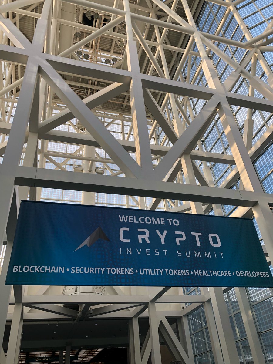 Excited to be in LA at the Crypto Invest Summit @cryptoinvestsmt #cryptoinvestsummit #bitcoin #blockchain #crypto