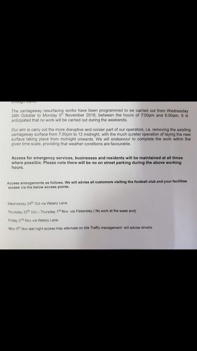 BCPHub's tweet photo. ROAD CLOSURES (resurfacing work)
On NOOSE LANE 

We would like to advise our customers and anyone visiting Aspray Arena on the below dates, to access us via the routes below. (applies Mon-Fri &amp; 7pm till 12am) https://t.co/6VgjLrTUsW