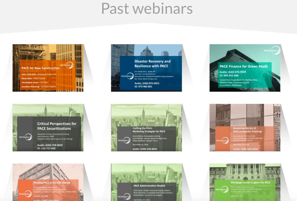PACENation4U's tweet photo. Have you seen our library of webinars? Recent additions include PACE for: New Construction; Resilience; Green Roofs: https://t.co/vK2n3HjmGx https://t.co/agtvzW395A