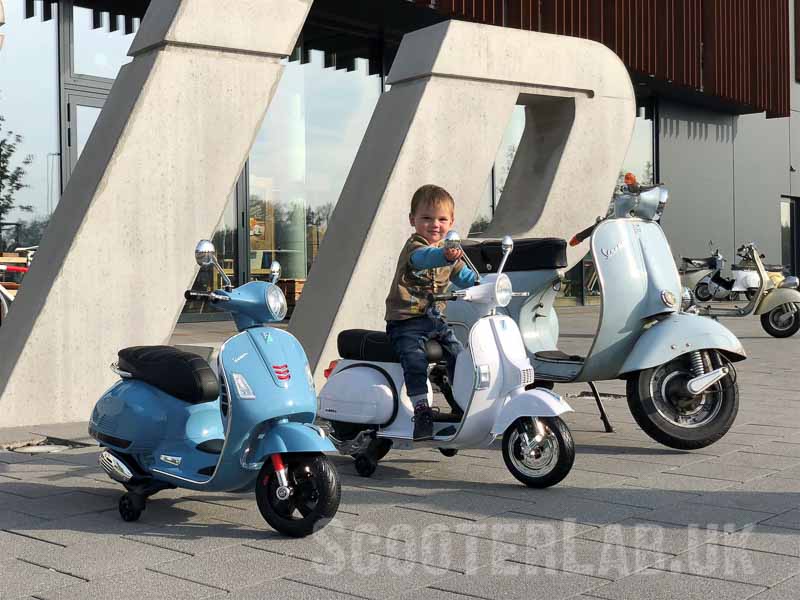 Do not show the kids!! Childen's Vespas : scooterlab.uk/vespa-kids-sco… #kidsscooters #Vespa #SIPScootershop #kidsgiftideas