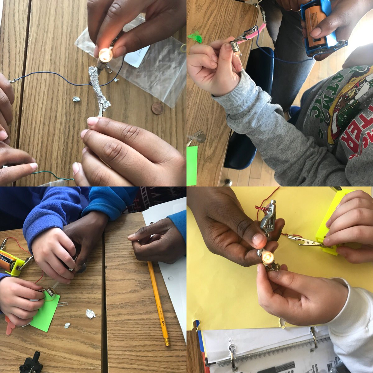 MathUpToParr's tweet image. Getting some hands on experience with conductors and insulators of electricity! #TCMsoars #ReinvestLCS