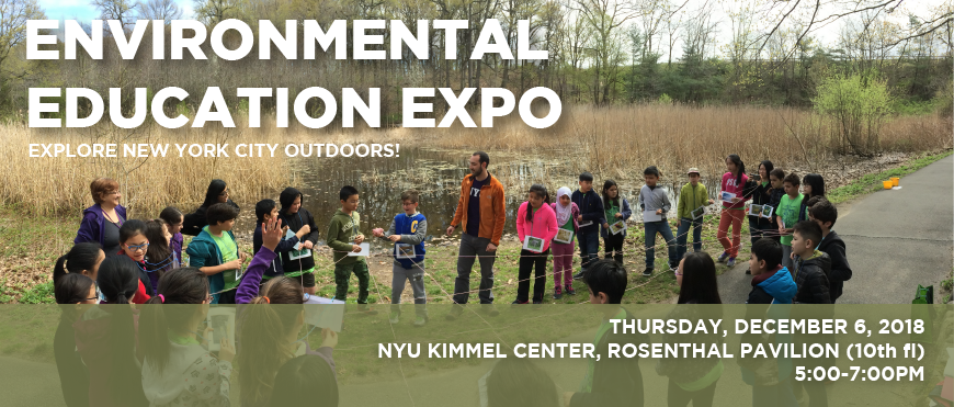 nyuwallerstein's tweet photo. Our annual Environmental Education Expo is happening this year on December 6th at NYU! This is a free event that will feature over 40 environmental education organizations from New York City and beyond. We hope to see you there!! https://t.co/2C0CPctOZO @NYUteach @nyusteinhardt https://t.co/pg2odt7Zmn