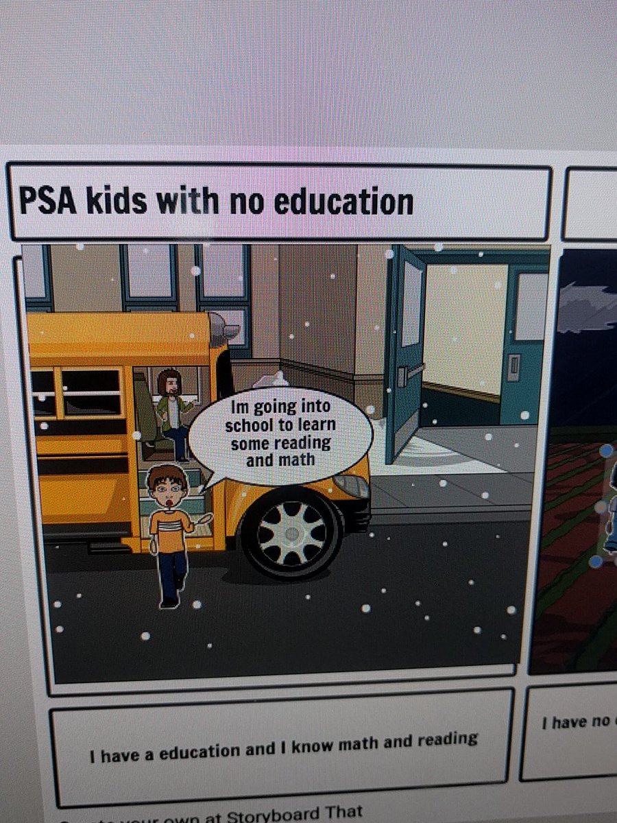 ImaginationHA's tweet photo. Sending an important message using comics #PSA #P2project #otherpeoplematter #designthinking #creativity @StoryboardThat https://t.co/gqa0bT3731
