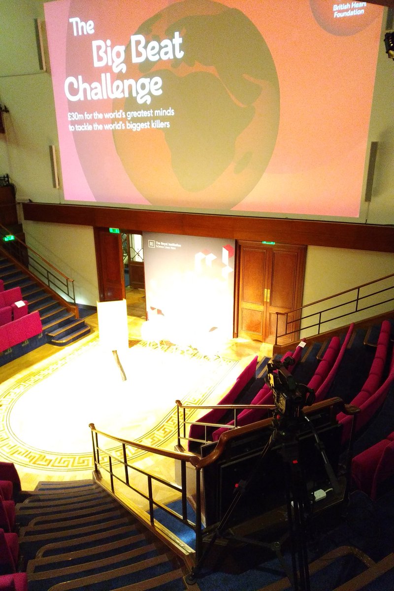 VerboseRupert's tweet photo. Getting set up to stream an event about The Big Beat Challenge from @TheBHF at @Ri_Science. YouTube Live link will be live shortly. https://t.co/xnJTCdBBpm
