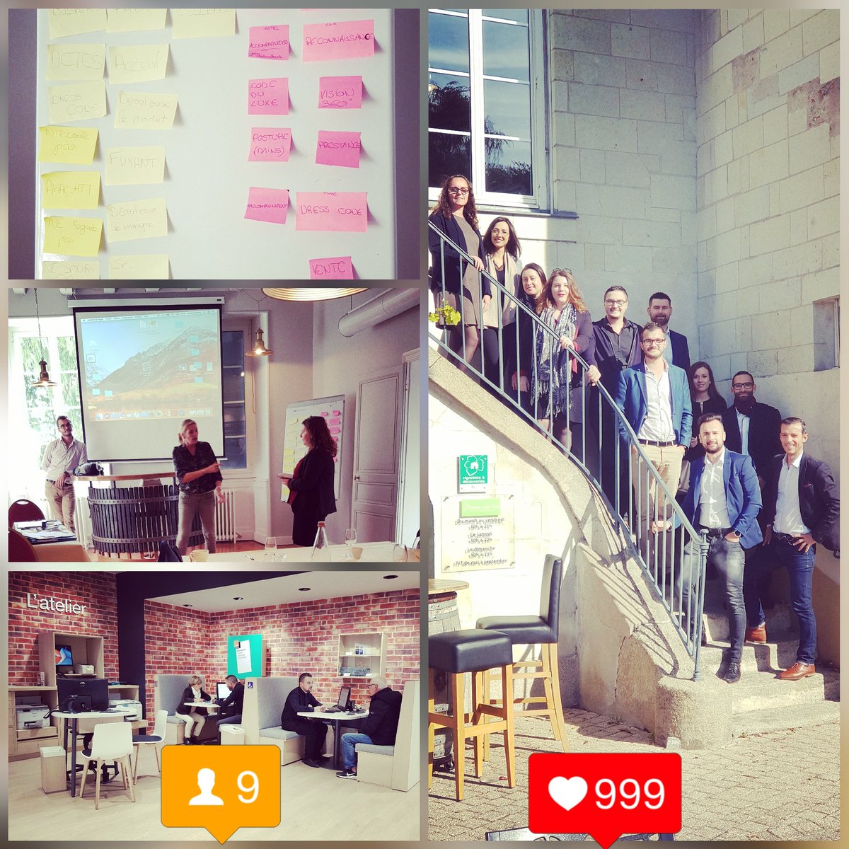 S_lebriss's tweet photo. L'équipe de Guérande en training SmartStore pour une FuLL expérience client avec #TouslessouriresGdt #GoOuest #premium #EnjoyYourShop et @GDT @GwillimZ @messody88 @fredcolard @alcommault @piaumpiaumier @BsnnCam @Thomastesson1 https://t.co/UIbHWctk5Q