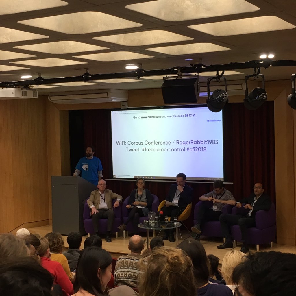 M_Keeble's tweet image. Here we go!! #freedomorcontrol #cfi2018 @Cambridge_Uni @CedarUK @camideasfest