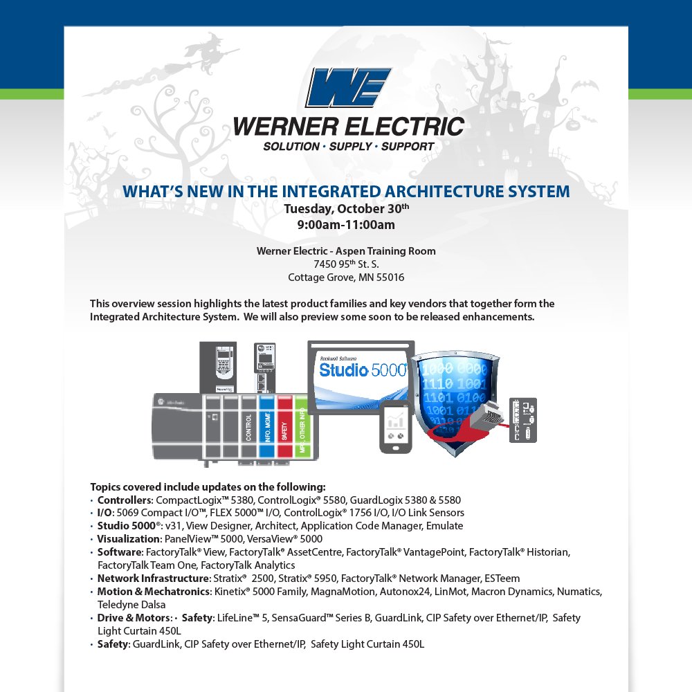 Werner Electric On Twitter Sign Up For Our What S New In 10 09 Am 23 Oct 2018