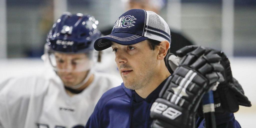 ComcstSpectacor's tweet photo. Danny Briere, former #NHL player &amp; #Flyers fan favorite, is enjoying his lastest venture in the world of professional hockey as VP of Operations for the @ECHL's newly-reestablished @MarinersOfMaine -- Learn more about Briere's journey to Portland here ➡️ https://t.co/wBhdurZnAk https://t.co/G8a8XXMbx1