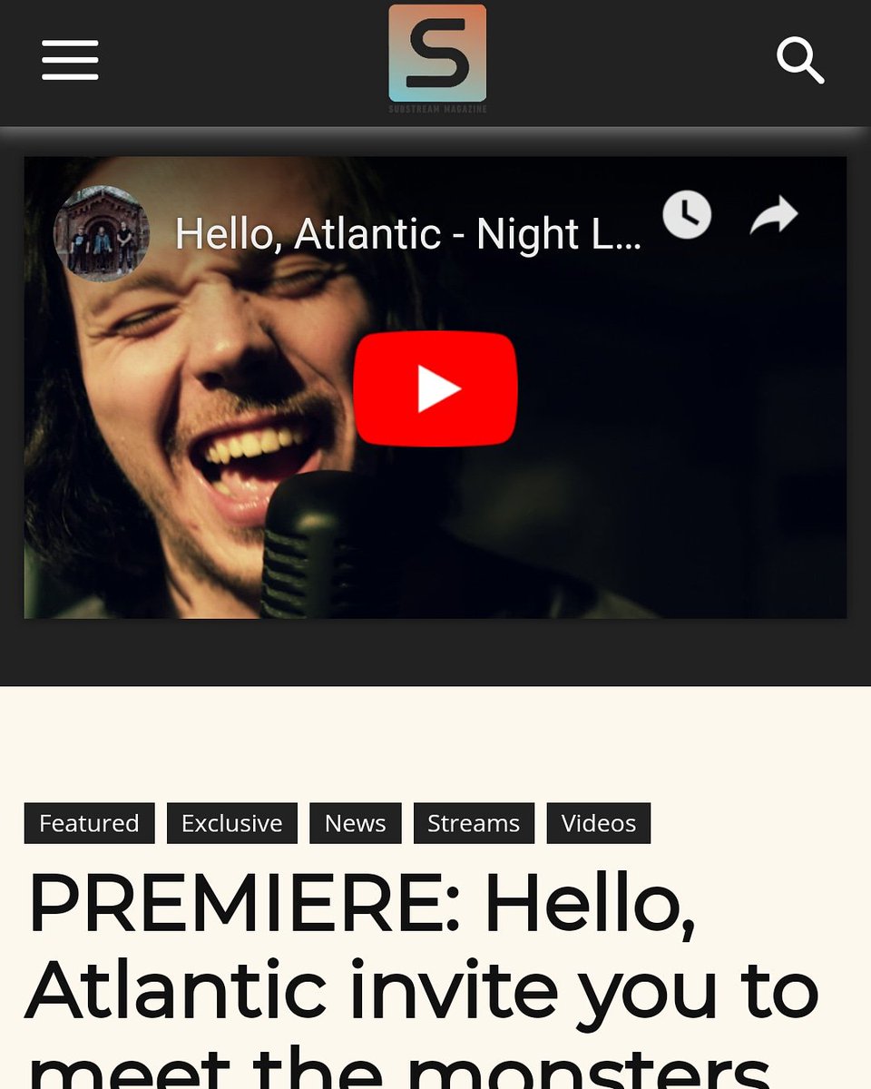 CarryThe4's tweet image. Head over to @Substream for the exclusive premiere of 3-piece rock group @helloatlanticri's "Night Life."bit.ly/2yqHYyY
.
.
.
#helloatlantic #substream #premier #musicvideo #nightlife #rock