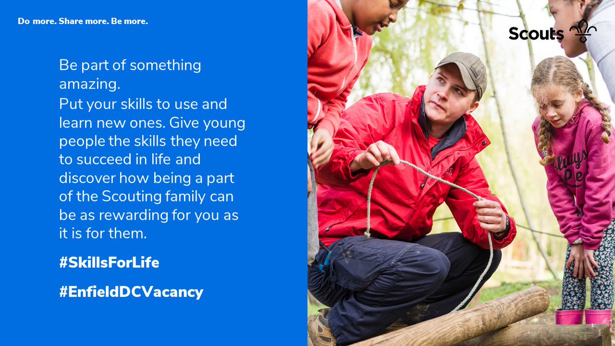 We're looking for the right District Commissioner, and we're looking at you! Are you interested? If so, then contact chair@enfieldscouts.org for more information on the role. Application deadline 11 November 2018.