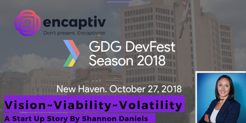 This Saturday, CEO Shannon will being giving a talk at the <a href="/gdgnewhaven/">GDG New Haven</a> DevFest. Sign Up Today and Join Her session "Vision, Viability, Volatitity: A Startup Story" 
.
.
#startup #startuplife #publicspeaking #software #communications #girlboss