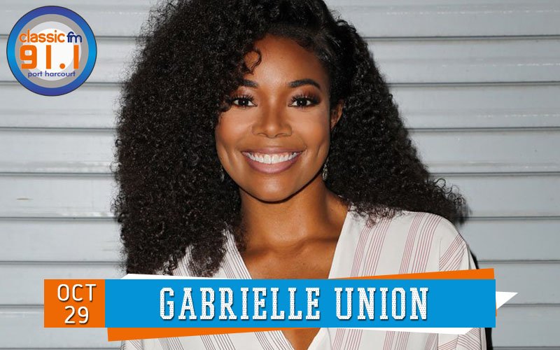 Happy birthday to actress, Gabrielle Union. 