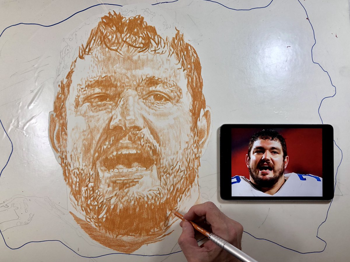 mattyglove's tweet photo. @thegob70 @dallascowboys @NFL @NDFootball Day 1 progress.. the beginning of Zack Martin, Cowboys
Glove
#thegob #cowboys #dallas #football #art #portrait #sportsart #irishfootball #coloredpencil https://t.co/bOucYTyuV5