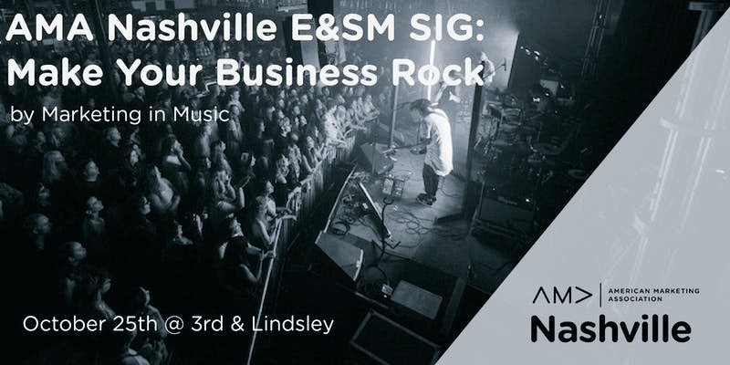 The event YOU don't want to miss
AMA | Nashville Make Your Business ROCK  bit.ly/2NYhFoJ #nashville #musiccity #musicbusiness