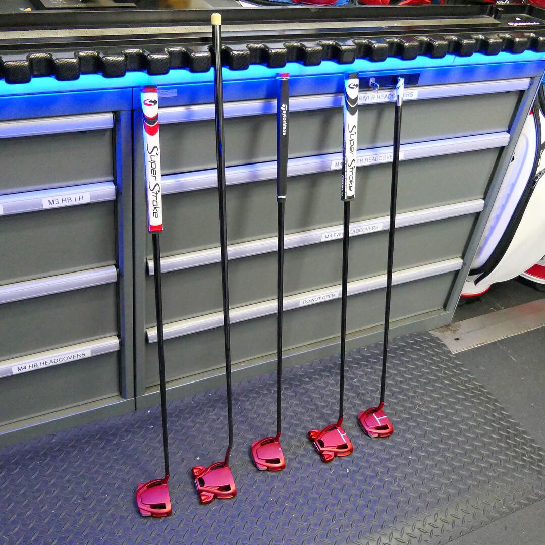golfnation_'s tweet photo. Some @TaylorMadeTour #Spider & #SpiderMini 🕷 custom options 👌 #TaylorMadeGolf #TourTruck 🚛 https://t.co/6V6LEL4Llb