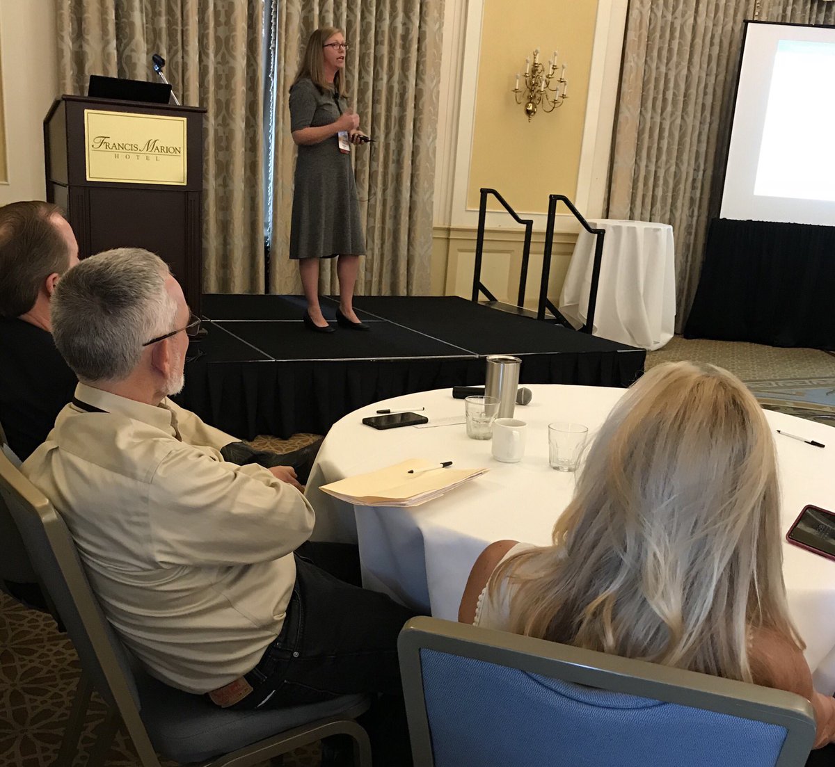 DiWebster1's tweet photo. Rounding out the day with #Prop65  #cybersecurity and #GDPR with experts from @BradyPeopleID and @EntrustDatacard at the #ISDA Fall Meeting https://t.co/NOeqPKeqOv
