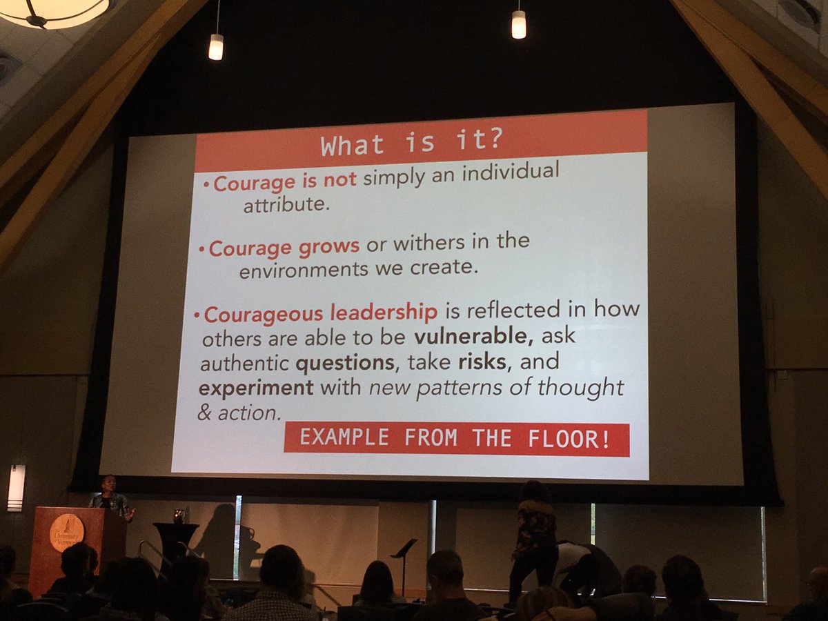 SNHUVTCampus's tweet image. “Courageous leadership is reflected in how others are allowed to be vulnerable.” @ruha9 gives voice to a powerful concept. #VTEd #RowFn18