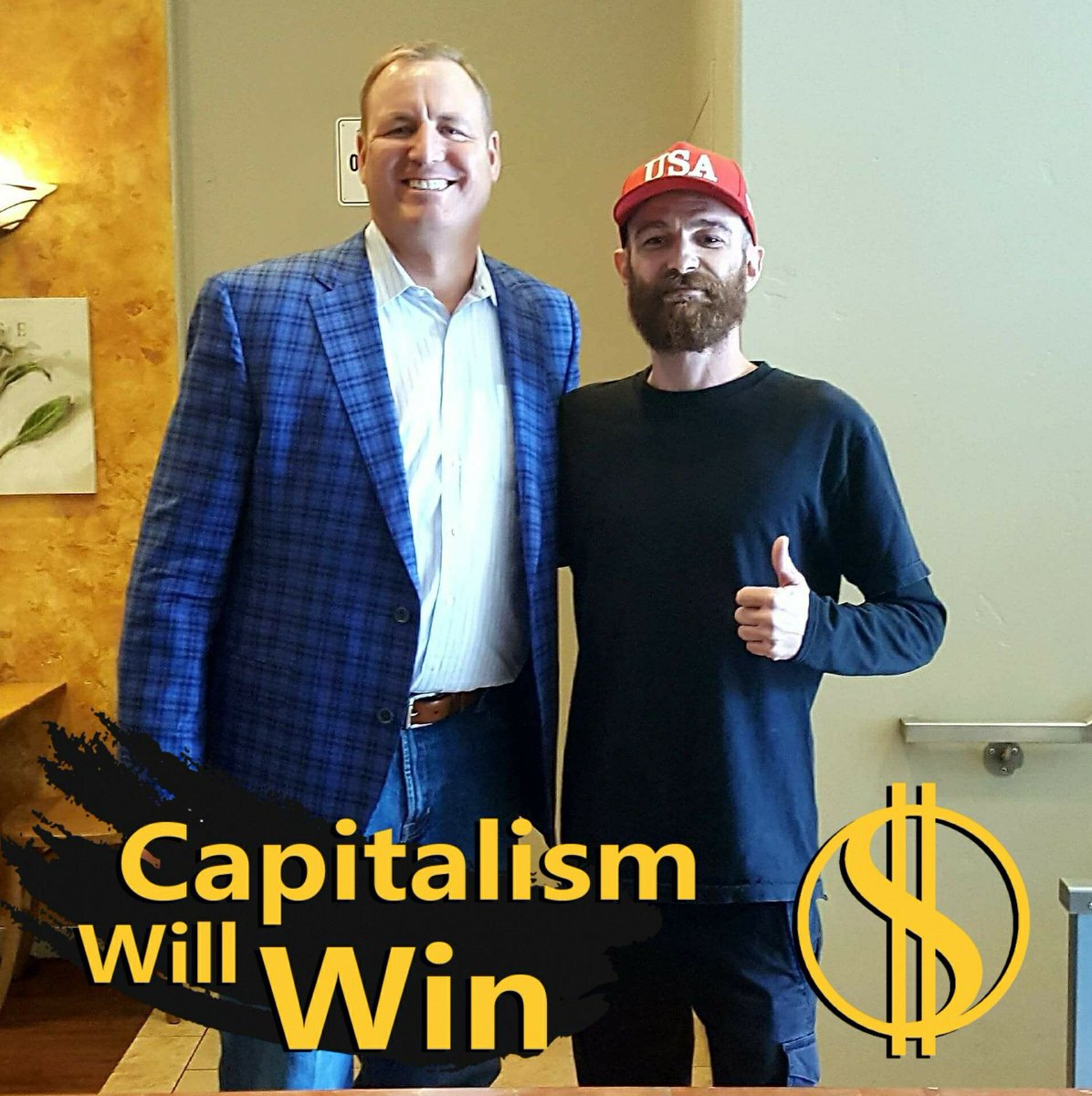 Proud Boys Jeff Denham and Trevor Hewes