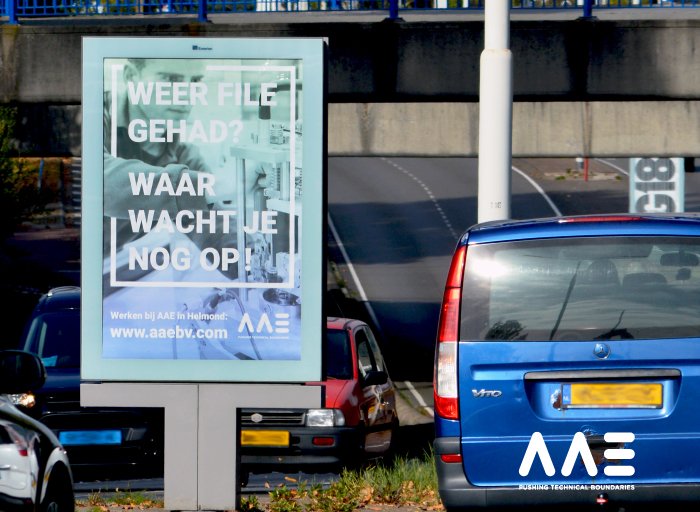 Vanochtend weer file gehad onderweg naar je werk van Helmond naar Eindhoven? Waar wacht je nog op! Werken bij AAE in Helmond: aaebv.com. Heb jij hem al gezien in Eindhoven? #werkeninhelmond #werkenindetechniek #file