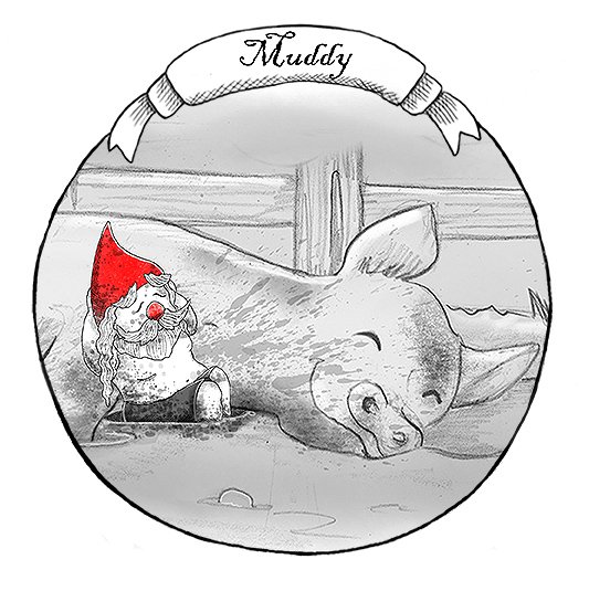 robertabaird's tweet photo. “A friend is one that knows you as you are, understands where you have been,
 accepts what you have become, and still, gently allows you to grow.”
-Shakespeare
Mr. gnome  is in front of  a small portion from a page in a book  that I worked on over the summer.
#inktober2018 #muddy https://t.co/vfapZzZAVp