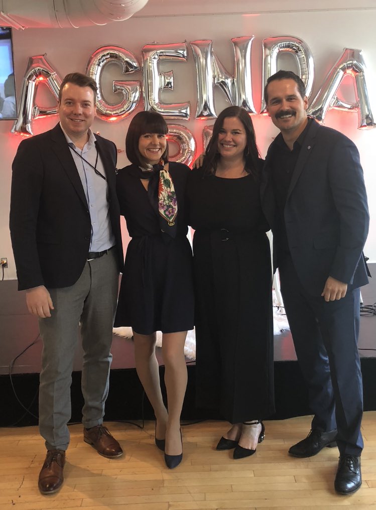 Ces deux filles-là savent organiser des événements pas à peu près! De vraies pros! Bravo et merci <a href="/Thara_Comms/">Thara Communications</a> et <a href="/Solneige/">Solneige Diaz</a> (ainsi que vos bénévoles) pour cette belle journée de #ConferencesagendaPR 👌👌