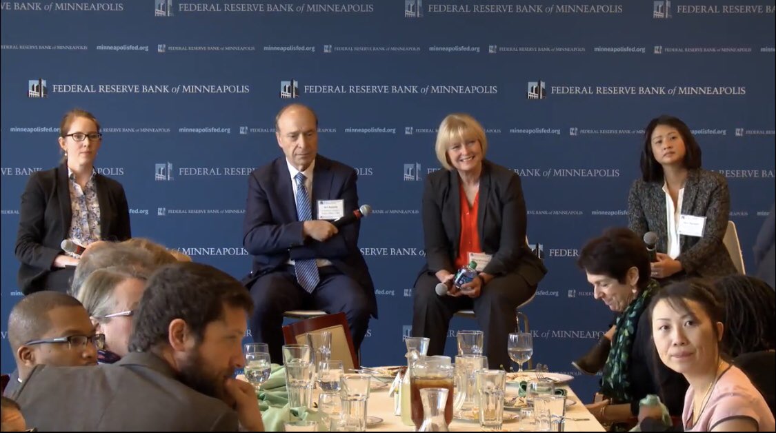 MinneapolisFed's tweet photo. It’s about knowledge awareness, social change and taking action. Interesting discussion on early childhood learning investment as a key component to economic development. #InclusiveGrowth #ECE #earlychildhood https://t.co/CsHzWlZ7OY