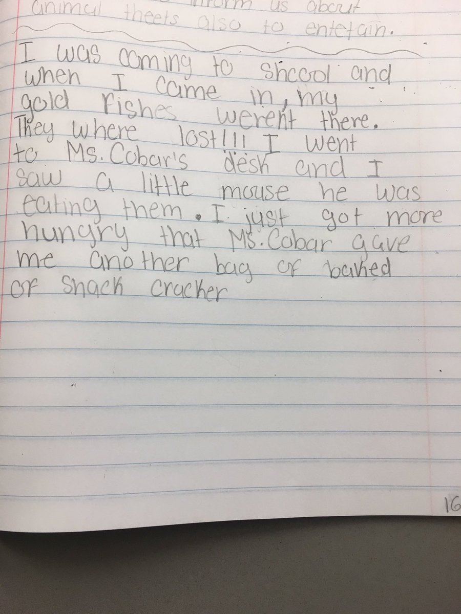 CobarKarina's tweet image. Students working on author’s purpose using goldfish. They were super excited!!!! #ThePughWay #PushItToTheNextLevel