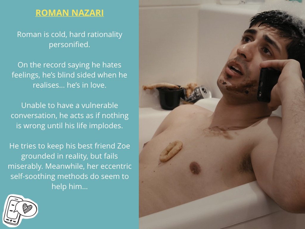 Meet Roman. The bathtub thing will make sense a few episodes in...