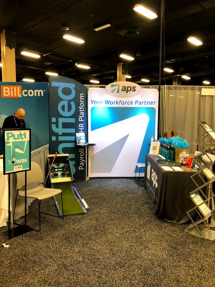 APSPayroll's tweet image. If you’re at @SageIntacct Advantage, have you stopped by our booth yet? Come visit booth #29 to play some Putt-putt and win a FREE Amazon Fire Stick! #ADV18 #yourworkforcepartner