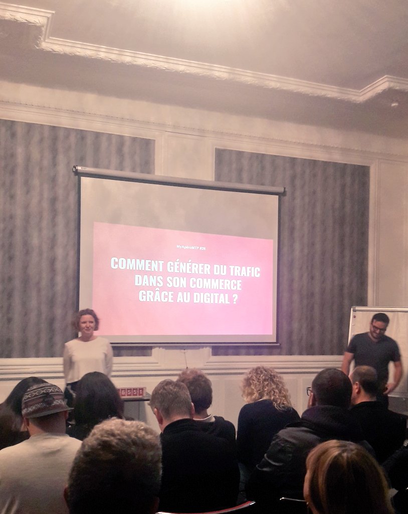 EmmanuelDuffaut's tweet photo. Theme du meetup @MyAperoMTP #29 : "Comment générer du trafic dans son #commerce physique grace au #digital"
Le cas de Mary Cherry... et en plus on parle #patisseries 📱🍰 https://t.co/GNlFtjmSGm