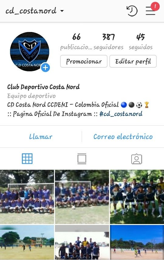 Siguienos en Instagram 🔵⚫🇨🇴 #cdcostanord