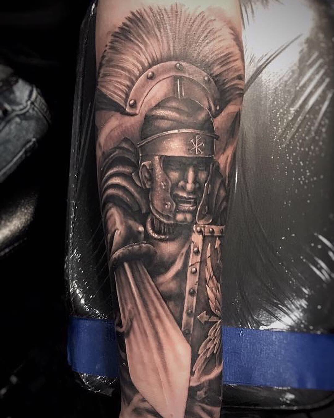 Gypsy Tattoo on X: "Sick Roman centurion piece done by Todd over the weekend.⚔️ https://t.co/JyjysCdvoy" / X