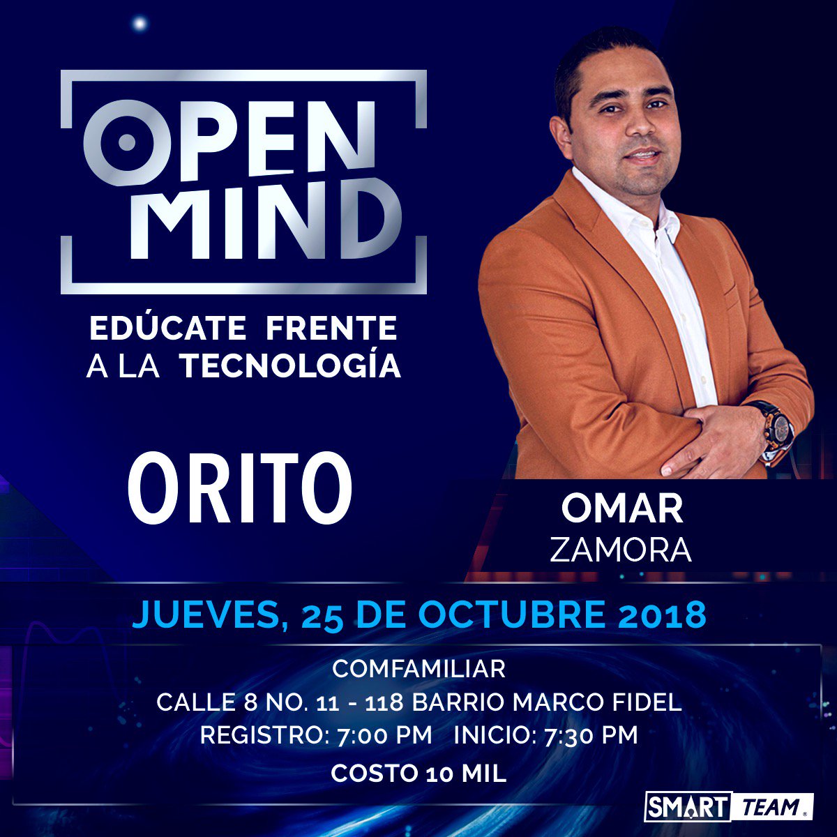 DasSmartTeam's tweet photo. #OpenMind, no te pierdas de esta Gran Mentoría dirigida a empresarios en potencia que quieran conocer de Nuevas Tecnologías y tendencias como #BlockChain #ContratosInteligentes #Crowdsourcing. https://t.co/G1mVm5unZF