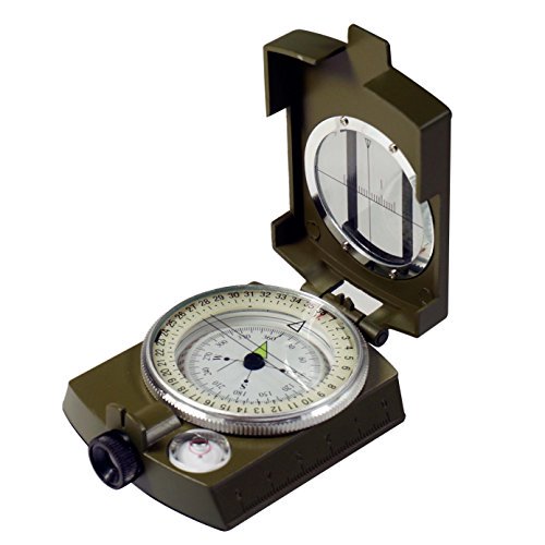 SE CC4580 Military Lensatic/Prismatic Sighting Compass with Pouch survivalgear.guru/listing-75-.ht…