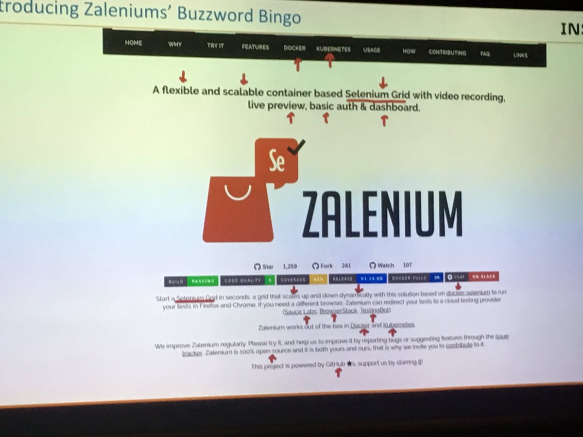 stuttgartjs's tweet image. Zalenium Buzzword Bingo #stuttgartjs @DoerteDev