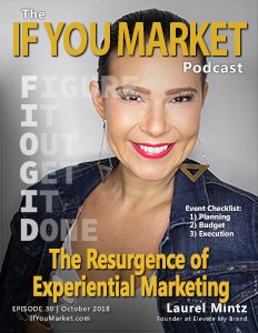 elevatemybrand's tweet photo. We did a thing! 

Laurel Mintz, guests on @IfYouMarket podcast chatting the resurgence of Experiential Marketing. 

Listen here on iTunes: https://t.co/8txi0uJ8tN or at https://t.co/6MEsGcZBJR #B2B #IfYouMarket https://t.co/PPL148hvdo